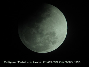 Eclipse Lunar Total :: Sur Astronmico