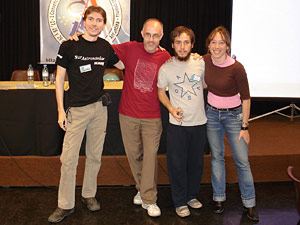 Enzo, Sebastin, Federico y Pa [207 kb] :: Sur Astronmico
