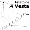 Asteroide 4 Vesta en oposición