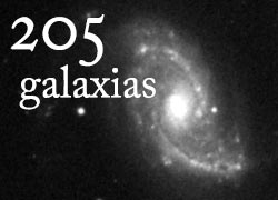 205 Galaxias para su Observación Visual