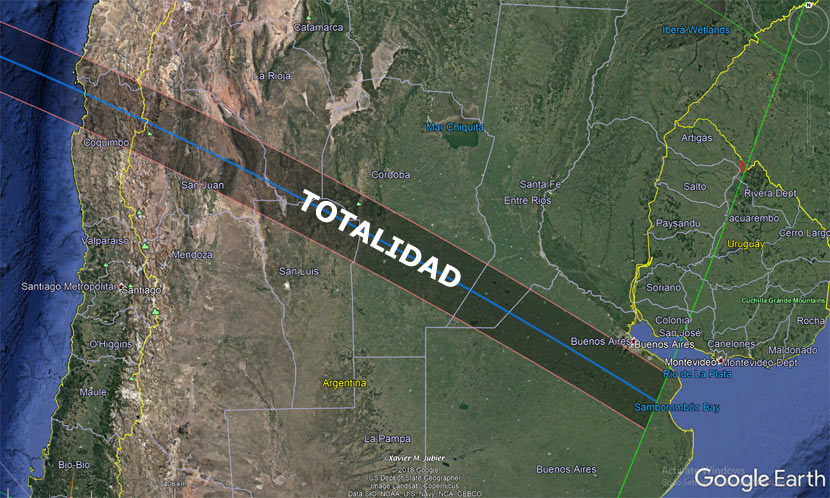 Eclipse Total de Sol Argentina 2019