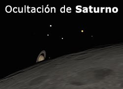 Ocultación de Saturno Julio 2019