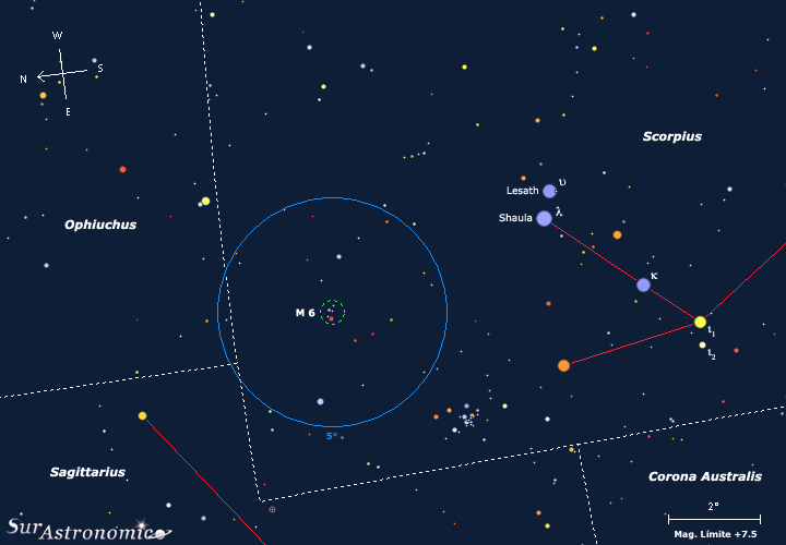 Messier 6 - Buttlerfly Cluster