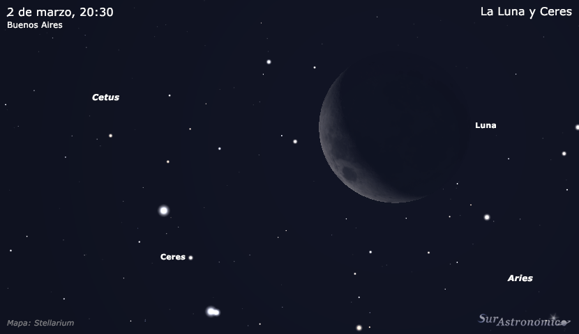 La Luna y Ceres