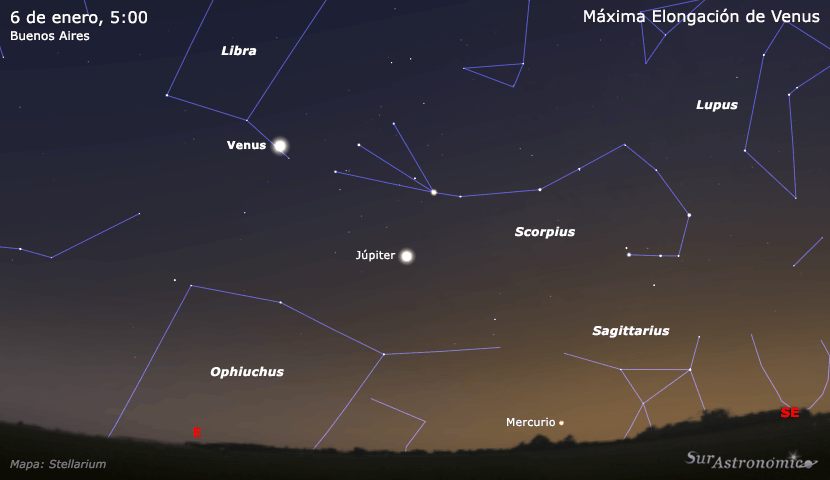 Máxima Elongación de Venus