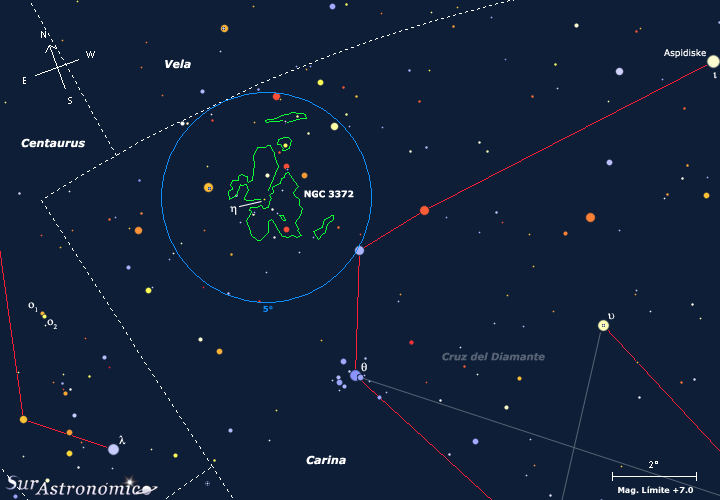 Nebulosa eta Carinae - NGC 3372